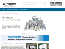 Tablet Screenshot of buyharmsco.com